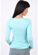 Bluza Dama Jjxx Jxharmony Tight Navn V-Neck Aquarius